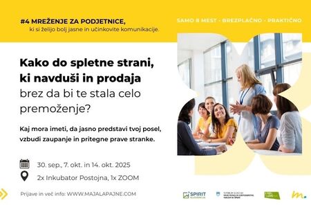 Mreženje za podjetnice_ Kako do spletne strani, ki navduši in prodaja