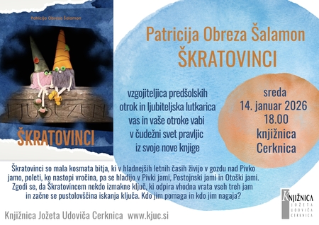 Patricija Obreza Šalamon Škratovinci predstavitev knjige