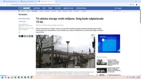 Kako bodo občine vračale denar, je v ponedeljek poročala RTVS. Občinski svet Občine Sežana svoj načrt potrjuje danes. 