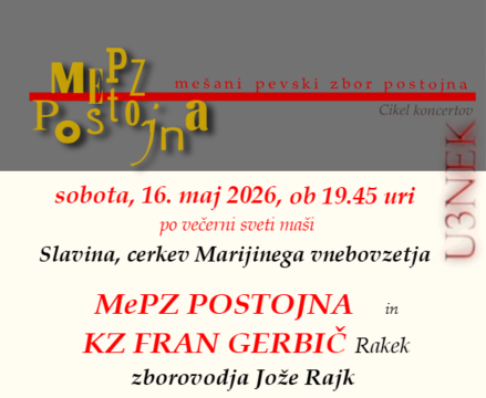 vabilo U3NEK