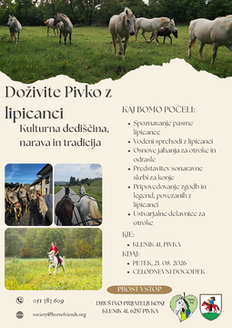 Doživite Pivko z lipicanci, vabilo