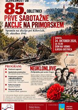 Slovesnost ob 85. obletnici sabotažne akcije